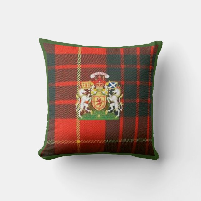 CAMERON TARTAN EN SCOTS ROYAL APPARAAT KUSSEN (Voorkant)