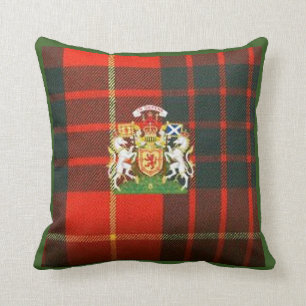 CAMERON TARTAN EN SCOTS ROYAL APPARAAT KUSSEN