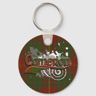 Cameron Tartan Grunge Sleutelhanger