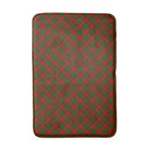 Cameron tartan red green plaid badmat (Voorkant Verticaal)