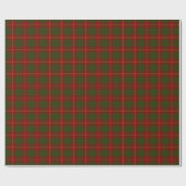 Cameron tartan red green plaid cadeaupapier (Vlak)