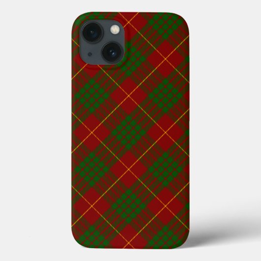 Cameron tartan red green plaid Case-Mate iPhone case (Achterkant)