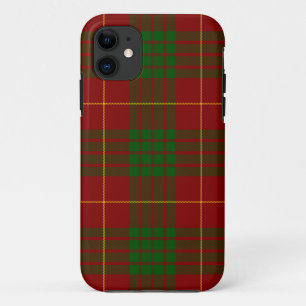 Cameron tartan red green plaid iPhone 11 hoesje