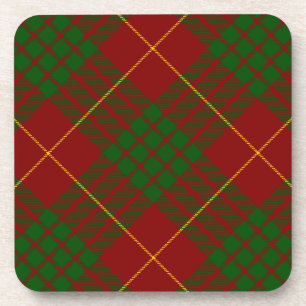 Cameron tartan red green plaid drankjes onderzetter