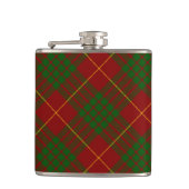 Cameron tartan red green plaid heupfles (Voorkant)