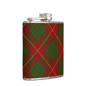 Cameron tartan red green plaid heupfles (Rechts)