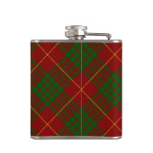 Cameron tartan red green plaid heupfles (Achterkant)