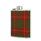 Cameron tartan red green plaid heupfles (Links)