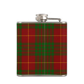 Cameron tartan red green plaid heupfles (Achterkant)