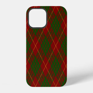 Cameron tartan red green plaid iPhone 12 hoesje