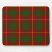 Cameron tartan red green plaid muismat (Voorkant)