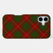 Cameron tartan rood groen geruit iPhone hoesje (Achterkant horizontaal)