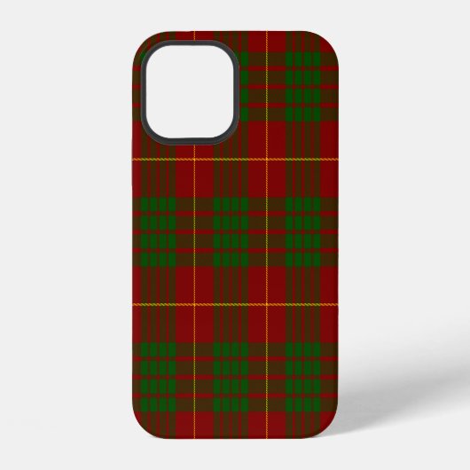 Cameron tartan rood groen geruit iPhone hoesje (Achterkant)