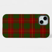 Cameron tartan rood groen geruit iPhone hoesje (Achterkant horizontaal)