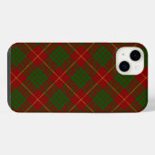 Cameron tartan rood groen ruit iPhone hoesje (Achterkant horizontaal)