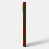 Cameron tartan rood groen ruit iPhone hoesje (Linkerkant)