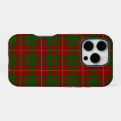 Cameron tartan rood groen ruit iPhone hoesje (Achterkant horizontaal)