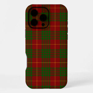 Cameron tartan rood groen ruitmotief iPhone 16 pro max hoesje