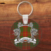 Cameron Tartan Shield Sleutelhanger (Voorkant)