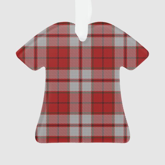 Cameron Tartan T-shirt Ornament (voorkant)