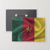Cameron Vlag Knop Button (Voorkant / Achterkant)