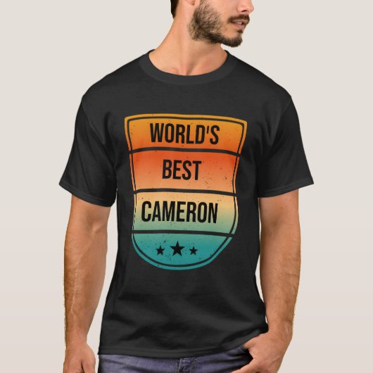 Cameronnaam T-shirt (Voorkant)