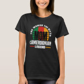 Cameroon Cameroonian Cameroon Flag Mothers Day 1 T-shirt (Voorkant)