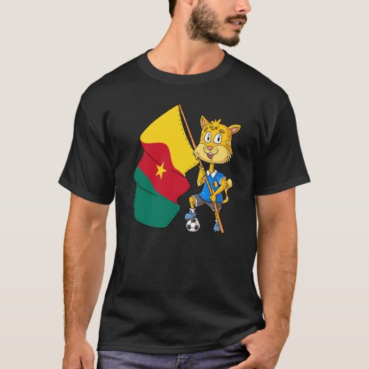 Cameroon fan cat 1 t-shirt (Voorkant)