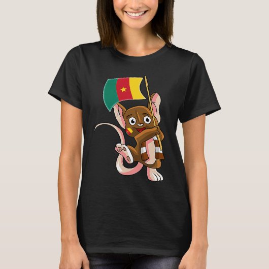 Cameroon Fan Mouse T-shirt (Voorkant)