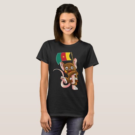 Cameroon Fan Mouse T-shirt (Voorkant volledig)