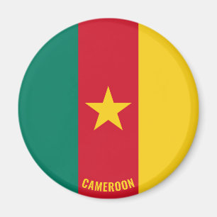 Cameroon Flag Charming Patriotic Magneet