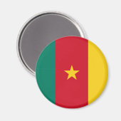 Cameroon Flag Magnet (Voorkant / Achterkant)