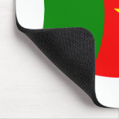 Cameroon Flag Mousepad Muismat (Hoek)