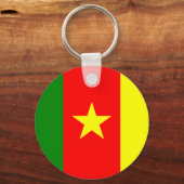 Cameroon Flag Sleutelhanger (Voorkant)