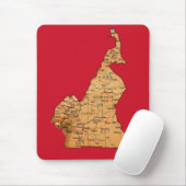 Cameroon Map Mousepad Muismat (Met muis)