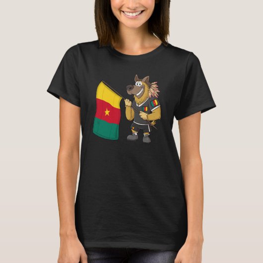 Cameroon Rasta Dog T-shirt (Voorkant)
