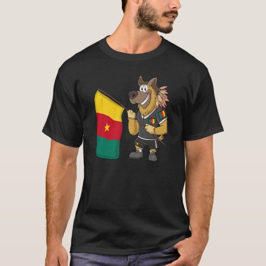 Cameroon Rasta Dog T-shirt (Voorkant)