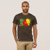 Cameroon Splash Dark T-shirt (Voorkant volledig)