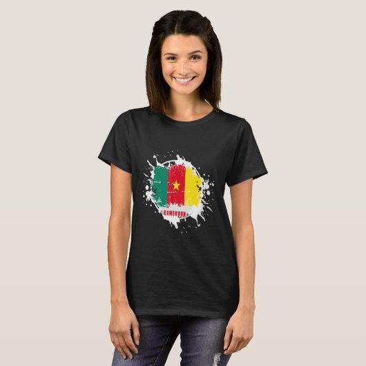 Cameroon Splash T-shirt (Voorkant volledig)
