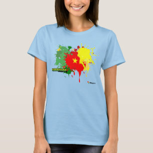 Cameroon Splash White T-shirt
