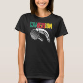 Cameroon Table Tennis Cameroonian Ping Pong Suppo T-shirt (Voorkant)