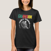 Cameroon Table Tennis Support Cameroonian Ping T-shirt (Voorkant)