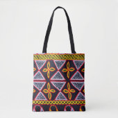 Cameroon Toghu Pattern Canvas tas (Voorkant)