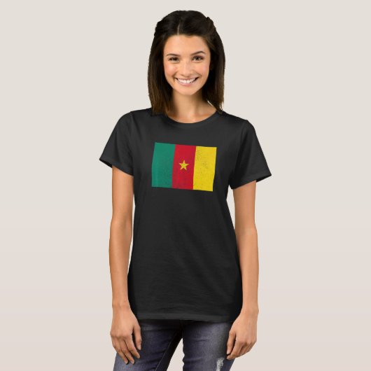 Cameroonian Cameroon Flag Pride Cameroonian Flag   T-shirt (Voorkant volledig)
