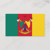 Cameroonian Flag & Coat of Arms, Flag of Cameroon Visitekaartje (Voorkant)