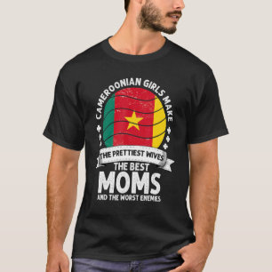 Cameroonian Mom Mothers Day Mama Cameroonian Ameri T-shirt