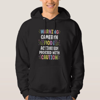 CAMERYN Gepersonaliseerde Naam Grappige Schattige Hoodie