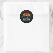 Camg Papa Beer Camper Ronde Sticker (Tas)
