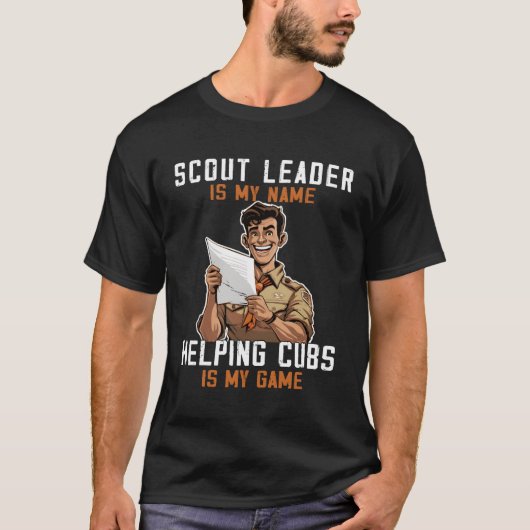 Camg Scoutmaster Scout Leader T-shirt (Voorkant)