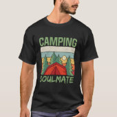 Camg Soulmate Camp Campfire Camper Campsite T-shirt (Voorkant)